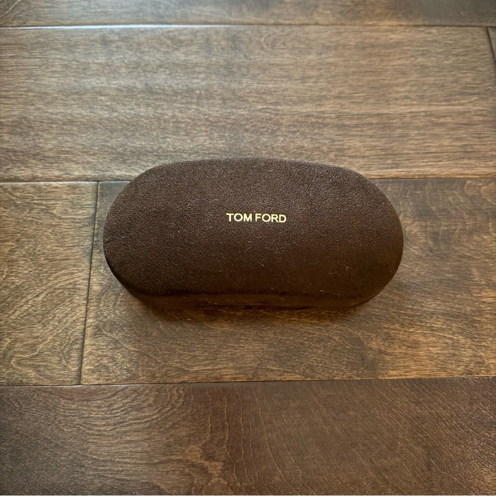 Tom Ford Dark Brown Eyeglass Case